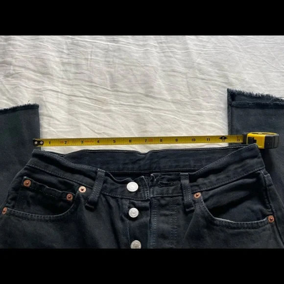 Vintage Black Distressed Levi’s - Picture 2 of 6